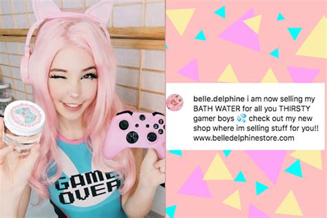 belle delphine only|Belle Delphine, known for selling gamer girl bathwater, is back